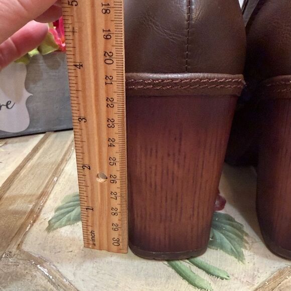 Kork-Ease Robin Brown Platform Ankle Boots Sz 9.5 - Picture 11 of 13
